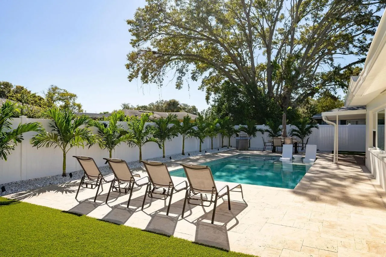 Heated Pool Hot Tub Clearwater & Dunedin Pet Friendly 0*,